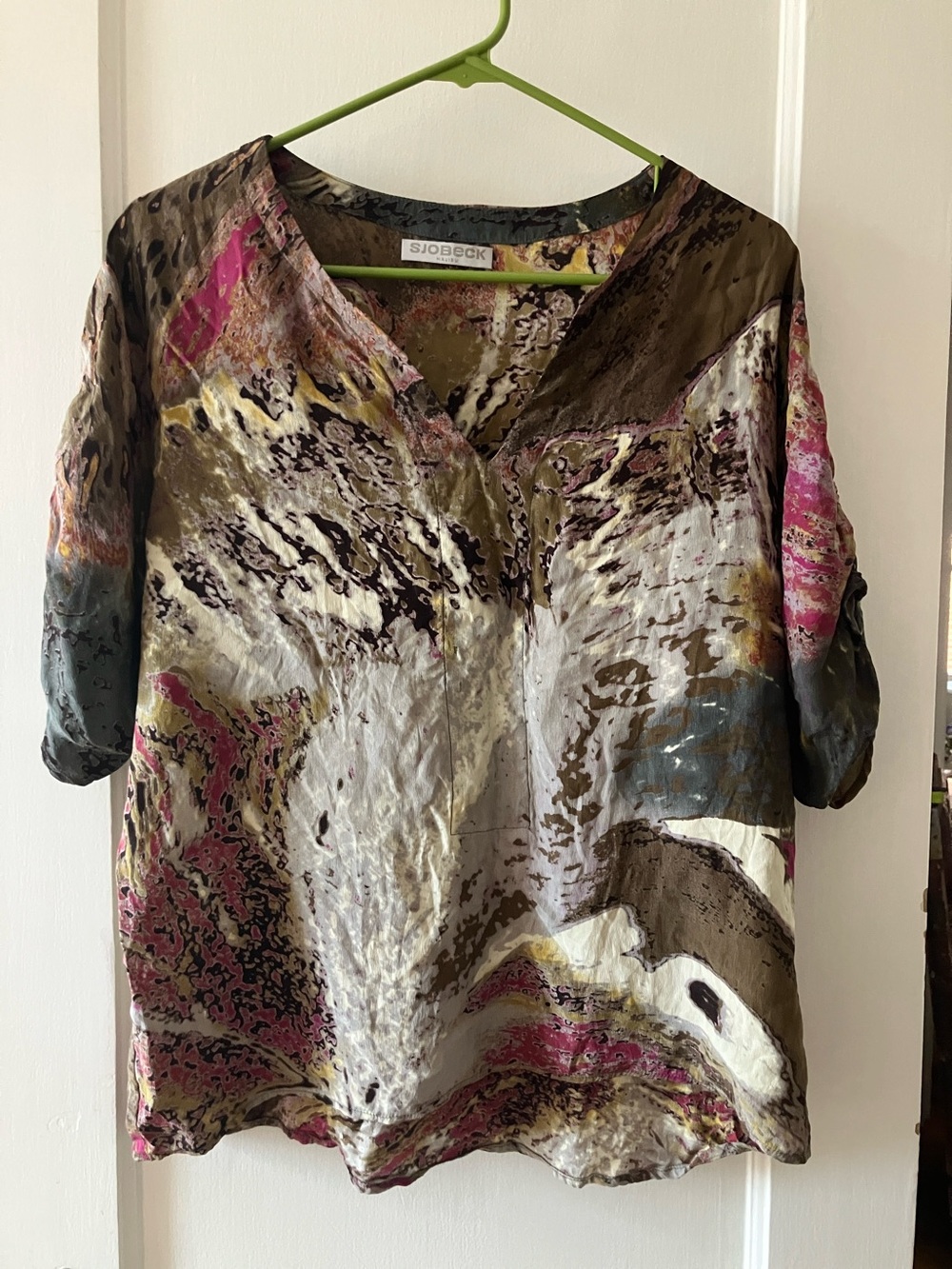 SJOBECK SILK blouse